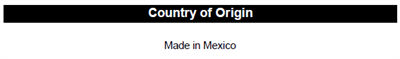 Taco Shells Country of Origin